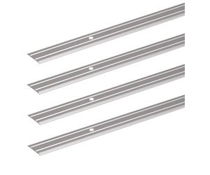 Alberts 499723 - Profilo di transizione, forato, in alluminio, anodizzato, 900 x 38 mm, set da 4 pezzi