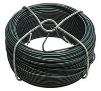 Alberts 530129 Matassa di filo metallico | zincato, con rivestimento in plastica verde | lunghezza 1,4 mm | Ø filo 50 m