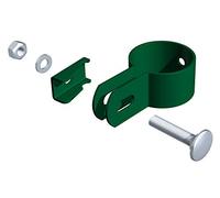 Alberts 563462 Fascetta finale, verde, per Ø palo 34 mm