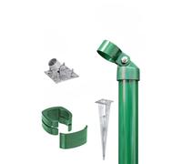 Alberts 602246 - Set completo di recinzioni metalliche, colore: verde