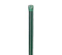 Alberts 609016 Asta universale | superficie scanalata | plastificata verde | lunghezza 1000 mm | perno Ø 9 mm | set da 25