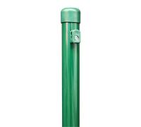 Alberts 613921 Paletto per recinzioni in rete metallica | per il fissaggio con zoccoli a innesto a terra | zincato, plastificato verde | lunghezza 1415 mm | paletto Ø 34 mm