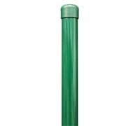Alberts 617721 Palo di recinzione per Fix-Clip pro, per il fissaggio con bussole a percussione per la messa a terra, zinco-fosfato, plastificato verde, lunghezza 965 mm, morsetto-Ø 34 mm