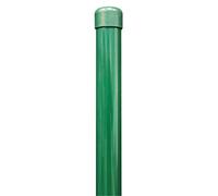 Alberts 617738 Palo di recinzione per Fix-Clip pro, per il fissaggio con bussole a percussione per la messa a terra, zinco-fosfato, plastificato verde, lunghezza 1415 mm, morsetto-Ø 34 mm