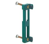 Alberts 654009 Battuta per cancelli con griglia ondulata, zincata, rivestita in plastica verde RAL 6005