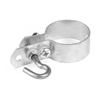Alberts 655693 Fascetta per barre di tensionamento per recinzione, zincata a caldo, Ø fascetta 42 mm