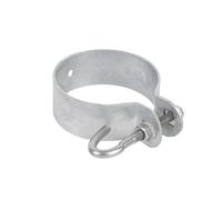 Alberts 655761 Fascetta per Barre di tensionamento per Recinzione, Acciaio, Schellen-Ø: 60 mm