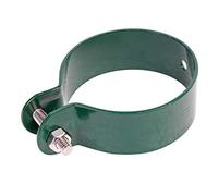 Alberts 656317 Fascetta per puntelli e tenditori, zincata a caldo, con rivestimento in plastica verde RAL 6005, Ø fascetta 60 mm