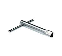 Alberts 690779 Chiave triangolare, per delimitatori con serratura triangolare, zincata, lunghezza asta 17 mm