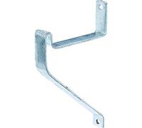 Alberts 802202 Gancio per scale, angolato, zincato a caldo, profondità 150 mm, altezza 275 mm, Set da 2