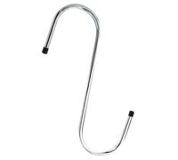 Alberts 802288 - Gancio a S, galvanizzato blu zincato, altezza totale 180 mm, acciaio rotondo Ø 6 mm