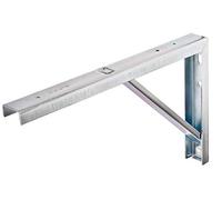 Alberts 803001 Staffa portamensola con profilo a U | disponibile in diverse versioni | zincata | altezza 175 mm | profondità 300 mm