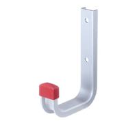 Alberts 805524 - Gancio da parete, disponibile in diversi modelli, angolato, alluminio, profondità 80 mm, altezza 120 mm
