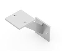 Alberts 806132 Opzionale in Vari Colori di Tendenza-Mensola in Coppia o singola-50 x 100 x 100 mm, Bianco