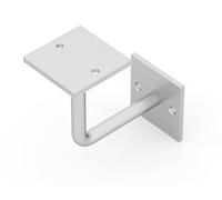 Alberts 806163 Scelta in Vari Colori di Tendenza-Mensola in Coppia o singolarmente-50 x 100 x 100 mm, Bianco