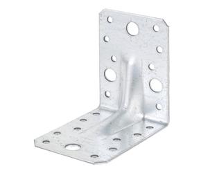 Alberts 820077 - Connettore angolare per carichi pesanti, colore: Argento