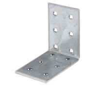 Alberts 820251 - Angolo piastra forata, colore: Argento