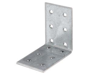 Alberts 820251 - Angolo piastra forata, colore: Argento