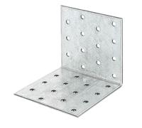 Alberts 820305 - Angolo piastra forata, colore: Argento