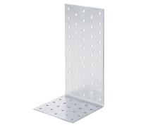 Alberts 820602 - Angolo piastra forata, colore: Argento