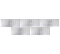 Alberts 820824 piastra forata, argento