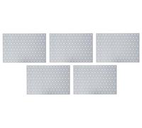 Alberts 820831 piastra forata, argento