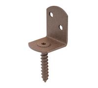 Alberts 821968 DURAVIS Supporto per Recinzione, Marrone ruggine