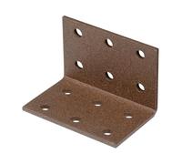 Alberts 822378 DURAVIS - Angolo piastra forata, colore: Nero diamante