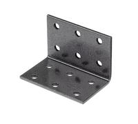 Alberts 823009 DURAVIS-Angolo Piastra Forata, Marrone ruggine