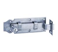 Alberts 823399 - Chiavistello per porta, colore: Argento