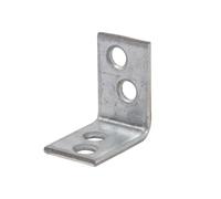 Alberts 824303 - Set di 120 angoli per sedia, zincati con galvanizzazione, colore: blu, 25 x 25 x 14 mm