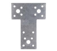 Alberts 824624 - Connettore piatto, zincato Sendzimir, 80 x 106 mm, set da 20 pezzi