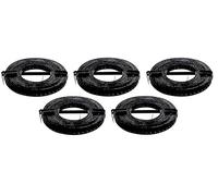 Alberts 824983 - Nastro perforato, colore: Nero