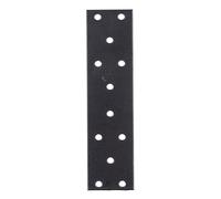 Alberts 825058 - Piastra forata, colore: Nero