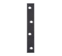Alberts 825096 Connettore Piatto, Nero