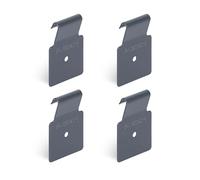 Alberts 825119 - Gancio decorativo per stuoie doppie, colore: Antracite
