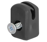 Alberts 829834 - Supporto con vite, colore: Nero