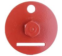 Alberts 831998 Strumento di avvitamento per Supporto per recinzioni Intrecciate, Rosso Rubino