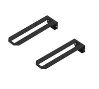 Alberts 833398 opzionale in vari colori di tendenza-Mensola in coppia o singolarmente-60 x 220 x 50 mm, nero