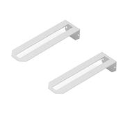 Alberts 833428 opzionale in vari colori di tendenza-Mensola in coppia o singolarmente-60 x 220 x 50 mm, bianco