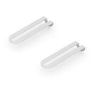 Alberts 834937 opzionale in vari colori di tendenza-Mensola in coppia o singolarmente-60 x 220 x 50 mm, bianco