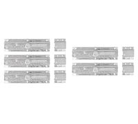 Alberts 835675 - Chiavistello per porta, colore: Argento