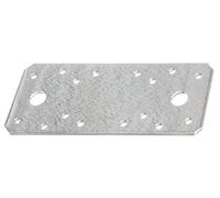 Alberts 836399 Connettore Piatto, Argento