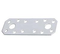 Alberts 839024 Connettore Piatto, Argento