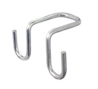 Alberts 839901 - Gancio per scala, colore: Argento