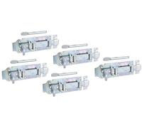 Alberts 841270 - Chiavistello per porta di stalla, colore: Argento