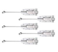 Alberts 841607 - Chiavistello per porta, colore: Argento