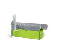 Alberts 846923 Supporti ancoranti, sx, zincati con procedimento Sendzimir, 32 x 32 x 210 mm, Set da 25