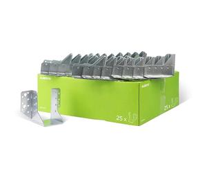 Alberts 846954 Staffa per Travi, Tipo A, Acciaio, 60 x 100 mm, Set da 25