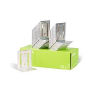 GAH-Alberts 332754 Squadretta di regolazione, Acciaio, 40 x 77 x 65 mm / 25 pz